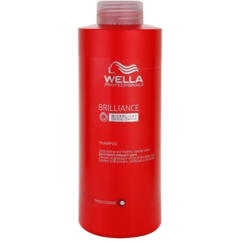 

Wella Professionals Brilliance шампунь для жорсткого, фарбованого волосся 1000 мл