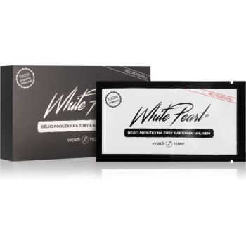 White pearl charcoal benzi pentru albirea dintilor