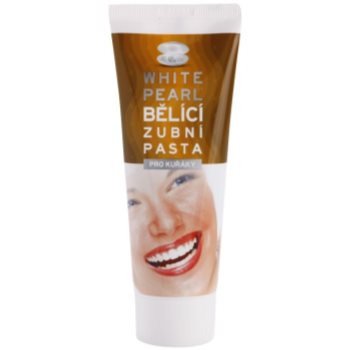White pearl whitening pasta de dinti cu efect de albire pentru fumatori