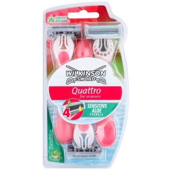 

Wilkinson Sword Quattro for Women Sensitive одноразова бритва 4 кс