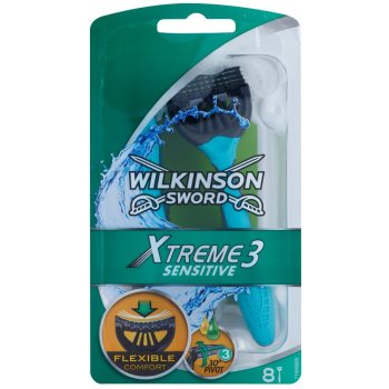 

Wilkinson Sword Xtreme 3 Sensitive одноразова бритва 8 кс