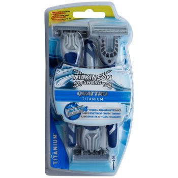 Wilkinson sword quattro titanium aparat de ras de unica folosinta 3 pc