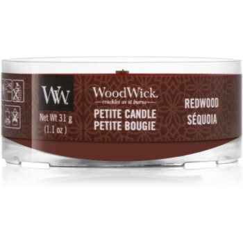 Woodwick red wood lumânare votiv cu fitil din lemn