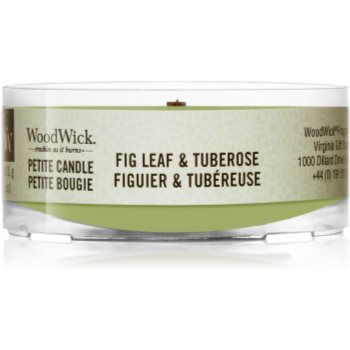 Woodwick fig leaf & tuberose lumânare votiv cu fitil din lemn