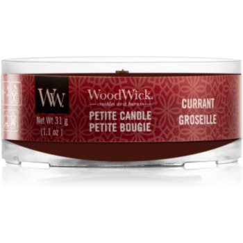 Woodwick currant lumânare votiv cu fitil din lemn