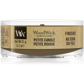 Woodwick fireside lumânare votiv cu fitil din lemn