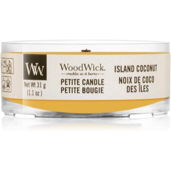 Woodwick island coconut lumânare votiv cu fitil din lemn