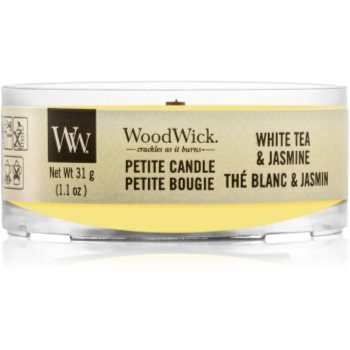 Woodwick vanilla sol lumânare votiv cu fitil din lemn