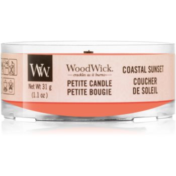 Woodwick coastal sunset lumânare votiv cu fitil din lemn