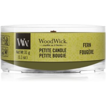 Woodwick fern lumânare votiv cu fitil din lemn