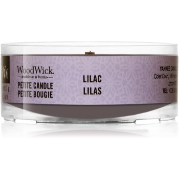 Woodwick lilac lumânare votiv cu fitil din lemn