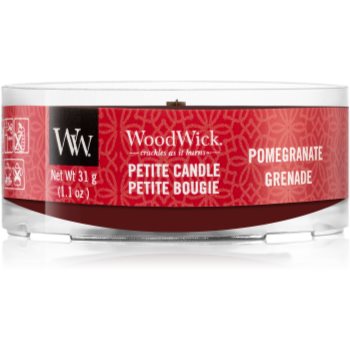 Woodwick pomegranate lumânare votiv cu fitil din lemn