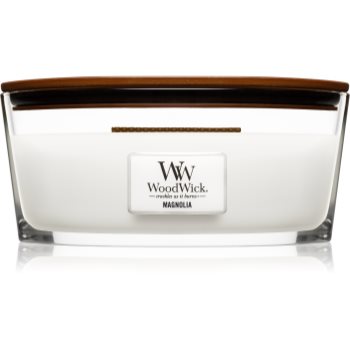 Woodwick magnolia lumânare parfumată cu fitil din lemn (hearthwick)
