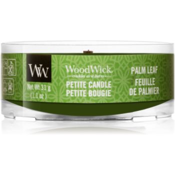 Woodwick palm leaf lumânare votiv cu fitil din lemn