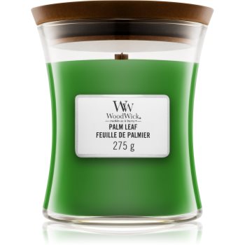 Woodwick palm leaf lumânare parfumată cu fitil din lemn