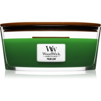 Woodwick palm leaf lumânare parfumată cu fitil din lemn (hearthwick)