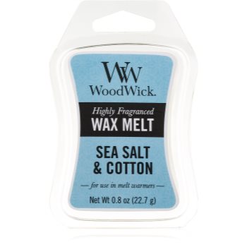 Woodwick sea salt & cotton ceară pentru aromatizator