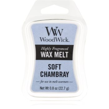 Woodwick soft chambray ceară pentru aromatizator