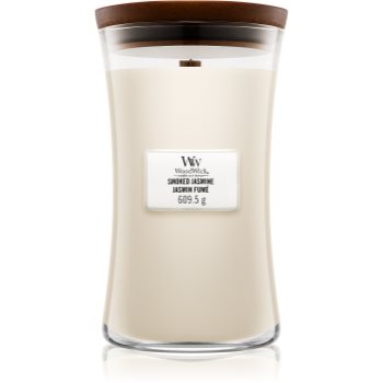 Woodwick smoked jasmine lumânare parfumată cu fitil din lemn