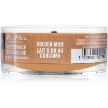 Woodwick golden milk lumânare votiv cu fitil din lemn