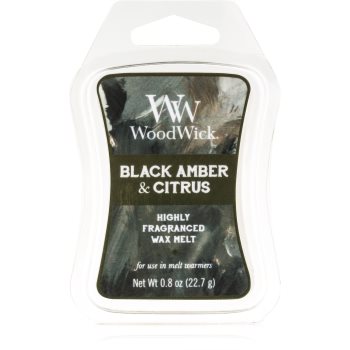 Woodwick Black Amber & Citrus ceară pentru aromatizator 22,7 g Artisan