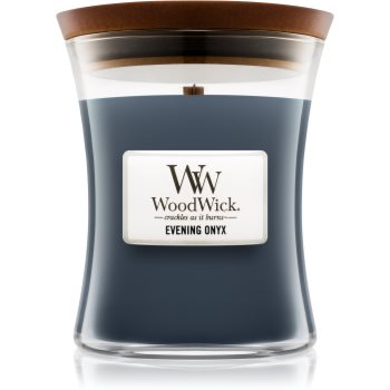 Woodwick Evening Onyx lumânare parfumatã cu fitil din lemn poza