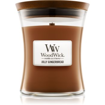 

Woodwick Jolly Gingerbread ароматизована свічка 275 гр середня