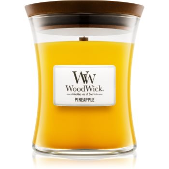 

Woodwick Pineapple ароматизована свічка 275 гр середня