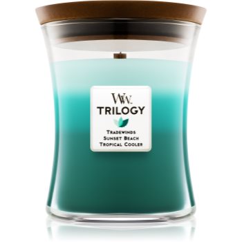 

Woodwick Trilogy Ocean Escape ароматизована свічка 275 гр середня
