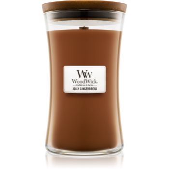 

Woodwick Jolly Gingerbread ароматизована свічка 609,5 гр велика