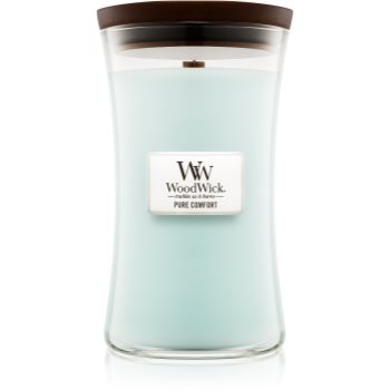 Woodwick pure comfort lumânare parfumată cu fitil din lemn