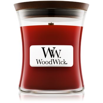 Woodwick cinnamon chai lumânare parfumată cu fitil din lemn