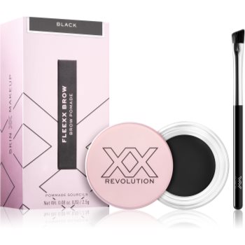 XX by Revolution FLEXX BROW gel de sprancene de lungă durată cu pensula