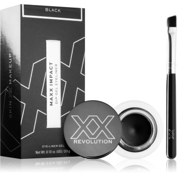 XX by Revolution MAXX IMPACT eyeliner-gel cu pensula poza
