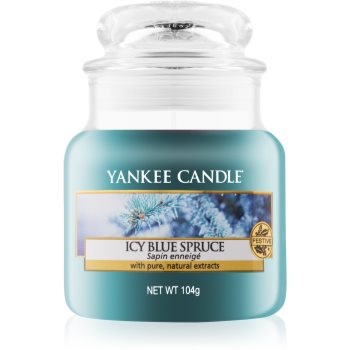 Yankee Candle Icy Blue Spruce lumanari parfumate 104 g Clasic mini