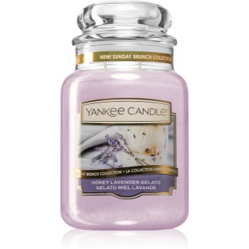 Yankee Candle Honey Lavender Gelato lumânare parfumată Clasic mare
