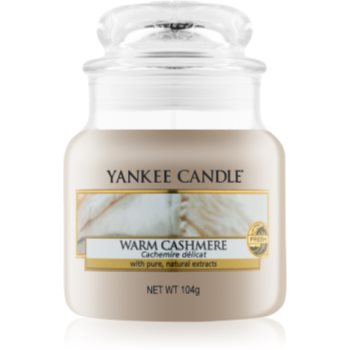 Yankee candle warm cashmere lumânare parfumată clasic mini