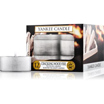 Yankee Candle Crackling Wood Fire lumânare 12 buc