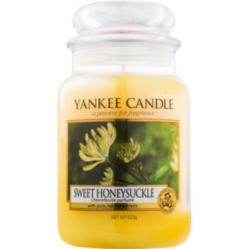 

Yankee Candle Sweet Honeysuckle ароматизована свічка 623 гр Classic велика