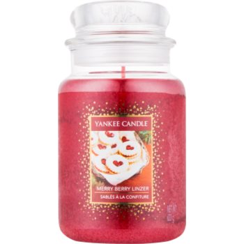 

Yankee Candle Merry Berry Linzer ароматизована свічка 623 гр Classic велика