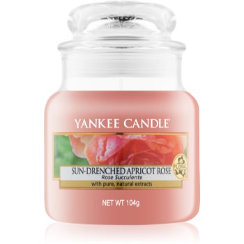 Yankee Candle Sun-Drenched Apricot Rose lumânare parfumată Clasic mini