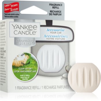 Yankee Candle Clean Cotton parfum pentru masina rezervă agățat