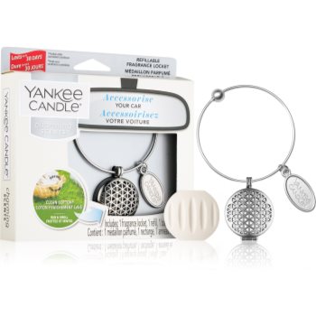 Yankee candle clean cotton parfum pentru masina + refill (geometric)