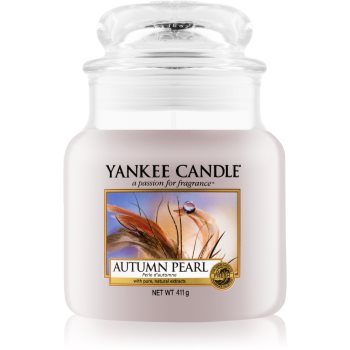 Yankee candle autumn pearl lumânare parfumată clasic mediu