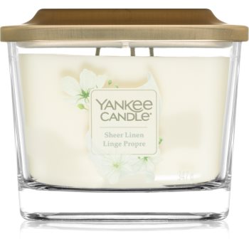 Yankee candle elevation sheer linen lumânare parfumată mediu