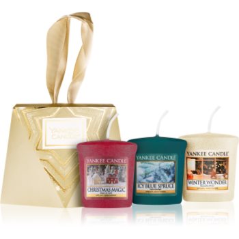 

Yankee Candle Holiday Sparkle подарунковий набір VI. вотивна свічка 3 x 49 g