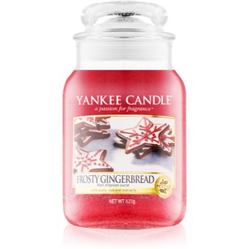 Yankee Candle Frosty Gingerbread lumânare parfumată Clasic mare