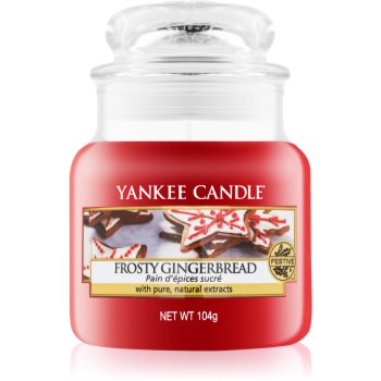 Yankee candle frosty gingerbread lumânare parfumată clasic mini