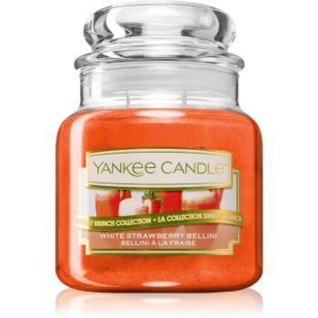 Yankee Candle White Strawberry Bellini lumânare parfumată Clasic mini