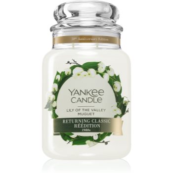 Yankee Candle Lily of the Valley lumânare parfumată Clasic mare